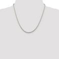 thumbnail image 4 of 925 Sterling Silver Spiga Wheat Chain Styles Necklace 2.85 mm Diamond-cut Round 20 inch, 4 of 4
