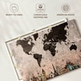 thumbnail image 6 of Elephant Stock Grunge Landmarks World Map Wall Art - Horizontal Canvas Wall Art - Living Room Wall Decor - Map Canvas - Brown And Gray Decor - 24" x 16", 6 of 8