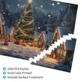 thumbnail image 3 of 1000 PCS Fantasy Christmas Eve - 1000 piece Holiday jigsaw puzzles,Puzzles suitable for entertaining with family during holidays,Collectible Puzzle Featuring Christmas,Wooden Puzzle Game, 3 of 6