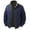 A-Blue, variant on Baseball Jacket for Men Long Sleeve No Hooded Zip Up Tops Windbreaker Winter Workout Outwear with Pockets