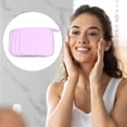 thumbnail image 6 of Unique Bargains 4pcs Makeup Removal Cleaning Cloth Towels for Most Skin Type Purple 8"x8", 6 of 7