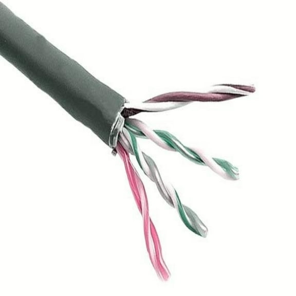SANOXY Cables and Adapters; 1000ft Cat6 550 MHz UTP Solid Plenum Bulk Cable, 23AWG, Gray