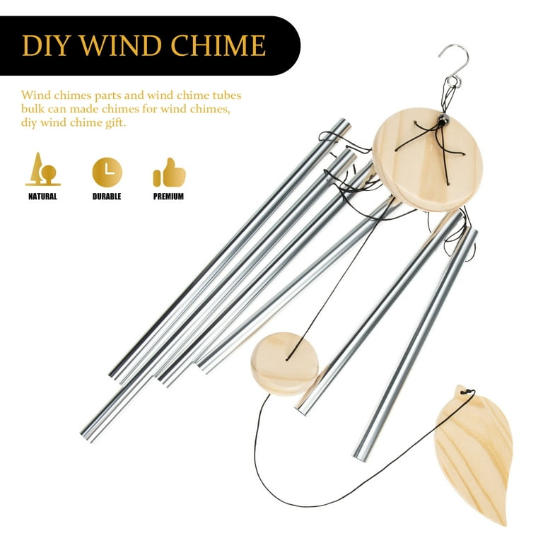 18pcs Aluminum Wind Chime Pipe Wind Chime Making Accessories DIY Wind Chime  Making Material