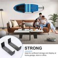 thumbnail image 5 of 1Pair Hot Surfboard SUP Mount Rack,Kayak Boat Wall Rack Black, 5 of 5