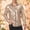 M10-Beige, variant on Men Tops Long Sleeve Dress Shirt Sequined Button Up Blouse Lapel Bright T Shirt Xl Red