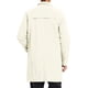 thumbnail image 3 of Abrigo Trench Chic para Hombre, de Un Solo Botón, Largo, Color Blanco, 3 of 7
