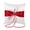 Red, variant on Nieyigj Wedding Ring Bearer Pillow Cushion 8x8 inches (20x20 cm) Double Hearts Diamonds Bowknot Satin Red