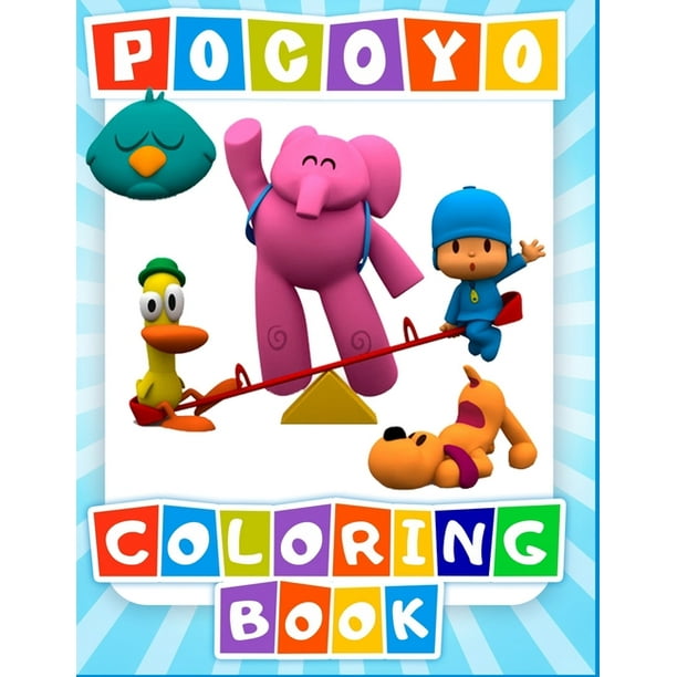 POCOYO Coloring Book 48 Exclusive Illustrations (Paperback) Walmart