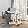 thumbnail image 2 of HOMCOM Bureau Debout Mobile, Hauteur Réglable Bureau Debout de 31,5 Pouces, 2 of 10