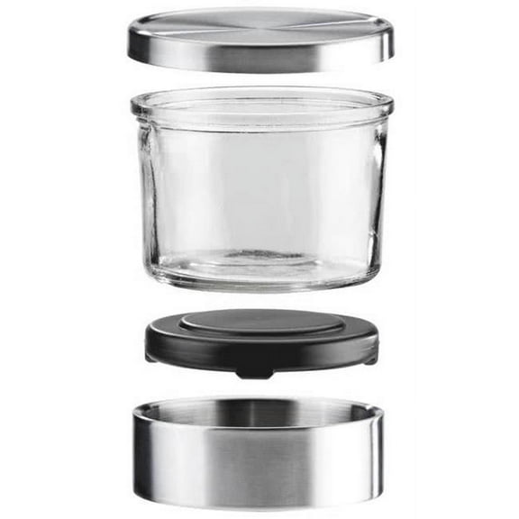 Cal Mil 1851-5 Complete 32 oz Large Glass Mixology Jar Set - 5.125 dia. x 4.5 in.