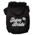 thumbnail image 6 of Pet Dog  Cat Hoodie Screen Printed, "Team Bride", 6 of 10