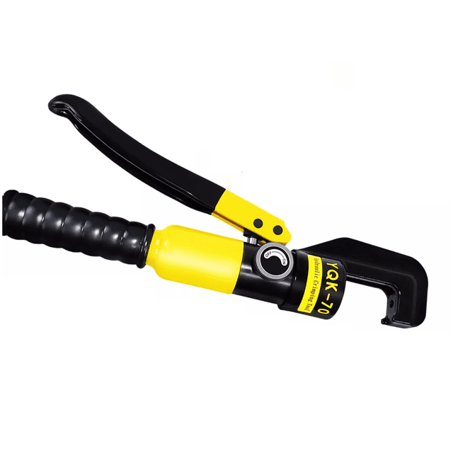 Ponchadora Pinza Hidráulica 6t Juego 20pzs Con 8 Pares Dados Amarillo