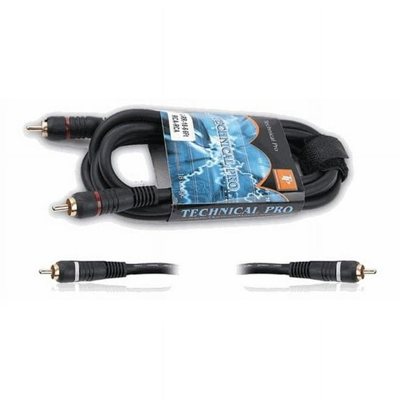 Technical Pro  RCA to RCA Audio Cables 3 feet
