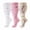 Floral, variant on UZMOG 3 Pack Plus Size Compression Socks for Women & Men, Extra Wide Compression Socks Calf Knee High Stockings