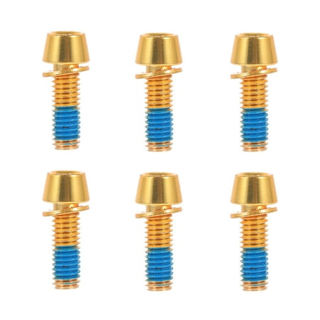 

6Pcs Bike Rotor Screws Bike Disc Brake Screws Professional Bike Rotor Bolts Cycling Supplies