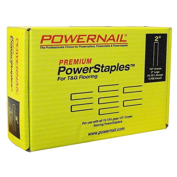 POWERNAIL 15.5-Gauge 2-Inch Flooring Staples | PS20077
