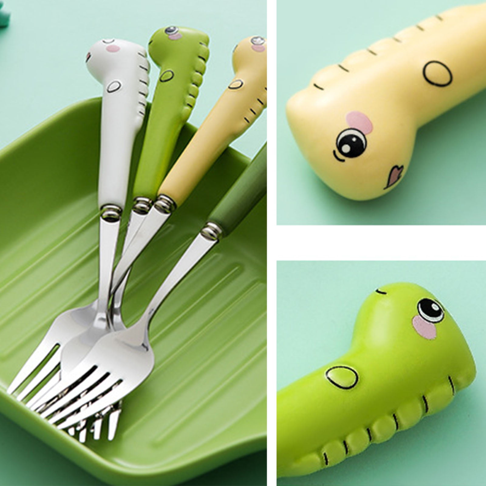 1pcs Cartoon Kitchenware Dinosaur Modeling Spoon Tableware Kitchen Ute –  Creative Kitchens