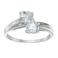 thumbnail image 4 of 1.00 Ct Heart Natural White Topaz 925 Sterling Silver Ring Size 8, 4 of 7