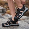 thumbnail image 6 of LASUDRAA Mens Closed Toe Outdoor Sandals Waterproof Hiking Sport Sandals with Non-Slip Sole, 6 of 8