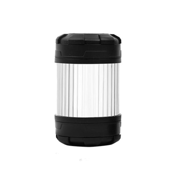 ShineTrip 05 Series Rotating 19-LED Outdoor Camping Ambient Light, Black - Magnetic Base, 4 Lighting Modes (White/Warm/Warm Breathing/Bright Together), Button Switch with Stepless Dimming, 1000mAh