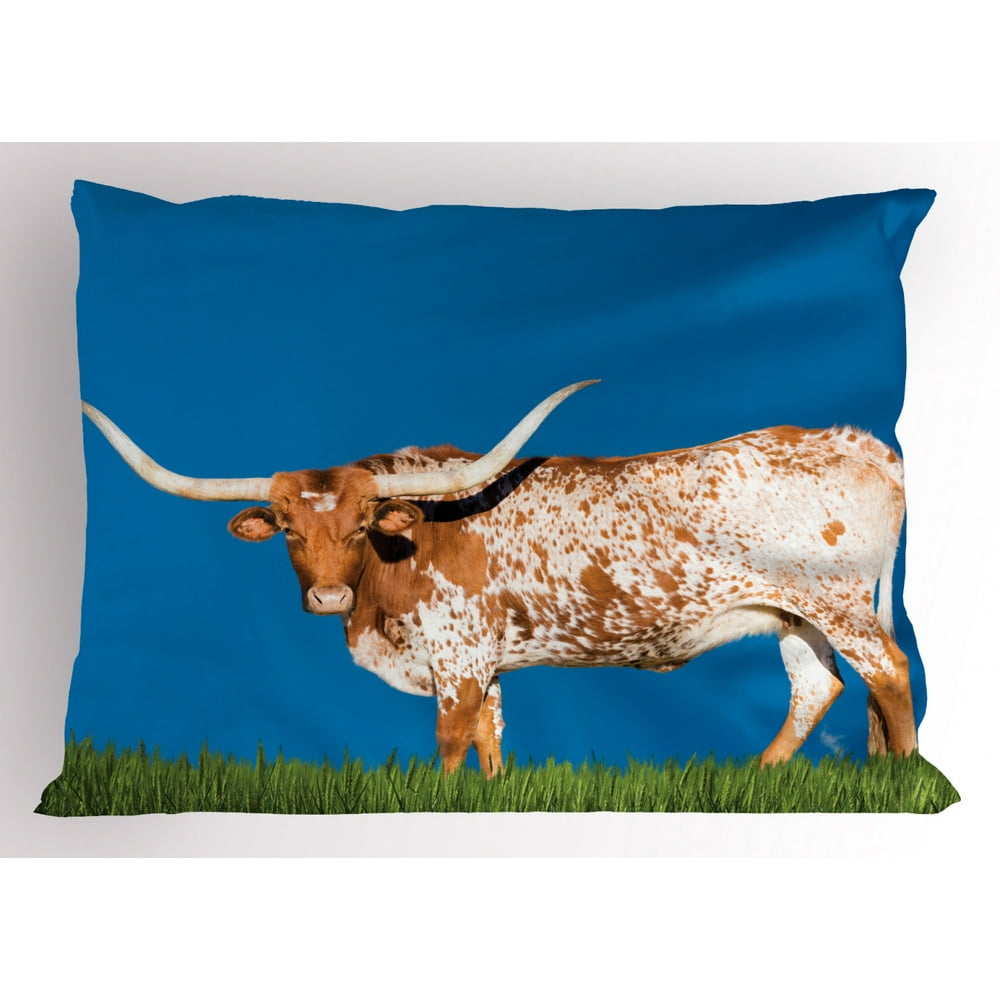 texas longhorn body pillow