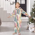 thumbnail image 6 of Vzayyk4T-14Y Size Aviliable Cozy One-Piece Footless Sleeper Pajama Crayon Painting, 6 of 8
