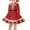 Hearts Snowflake, variant on Renewold Girl Long Sleeve Red Dress Shirt Breathable Comfortable Twirl Swing Dresses for Teen Kids Christmas Elf Special Occasion Daily Midi Dress Size M