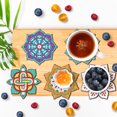 thumbnail image 3 of (BD603) Juego Posavasos Diamantes DIY Mandala (juego Posavasos 6 Piezas + 1 Estante Almacenamiento Sin Almohadilla Corcho), 3 of 9