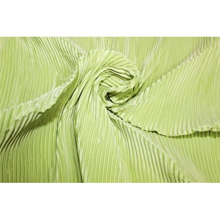 Lime Green color Polyester Pleated Fabric ~ 58quot; Wide