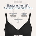 thumbnail image 2 of Dominique Women’s Lena Lace Minimizer Bra #7309 – Seamless Full Figure Underwire Lingerie for Women, Reduces Bustline & Smooths, 2 of 6