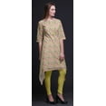 thumbnail image 4 of Bimba Yellow Ranunculus Tango Floral Women Kurtas Ethnic Printed Asymmetric Summer Wear Tops For Women XXX-Large, 4 of 6