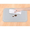 thumbnail image 3 of REGALWOVEN Placemats Set of 6 Leather Placemats for Kitchen Dining Table Decor Washable Heat Resistant Table Placemats Wipeable Table Mat Green+Gray 18*12in, 3 of 7