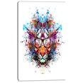 thumbnail image 2 of Colorful Tiger en Lunettes - Impression sur Toile d'Art Animal, 2 of 3