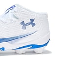 thumbnail image 4 of Zapatos de Fútbol Americano Spotlight Hammer RM para Hombre de Under Armour, Blanco/Royal, 11.5 US, 4 of 4