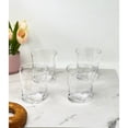 thumbnail image 3 of HomeRoots Set Of Four Clear Acrylic Stemless Whiskey Glass, 3 of 10