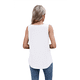 thumbnail image 4 of Camisetas Sin Mangas Holgadas para Mujer Blancas L, 4 of 10