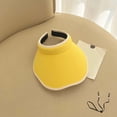 thumbnail image 3 of LNMQLPDBS Summer Outdoor Hats for Kids Sun Visor Hat Wide Brim Uv Protection Beach Hats 2025 Summer Lightweight Breathable Basic Empty Top Baseball Sport Caps Unisex Baby Beach Play Hats, 3 of 5