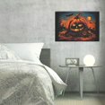 thumbnail image 6 of 16x24 inch Canvas Hanging Picture Red Moonlit Pumpkin Head,Funny Cafes,Kid Room,Hotels,Restaurant Holiday Decorations,Modern Art Moonlit Pumpkin Head Canvas Poster,Gift For Pumpkin Enthusiast, 6 of 6