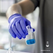 Medical Nitrile Exam Gloves, 4.5 Mil Powder-Free Latex-Free Disposable Food-Safe Cooking Cleaning, Blue-Violet 100Pcs