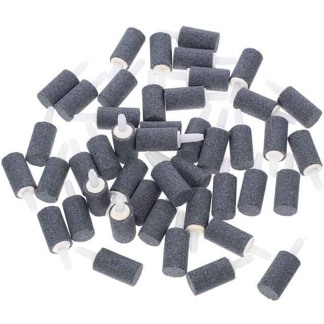 MIANGASTORE 50pcs Fish Tank Air Bubble Maker Oxygen Diffuser Pump Part Air Stone Bubble Release Tool