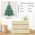 thumbnail image 3 of 6PCS Dish Towels and Dish Cloths Reuseable Dishcloths Sets for Washing Dishes, Cooking, Baking Size 11" x 11" Green Christmas Tree with Baubles, 3 of 9