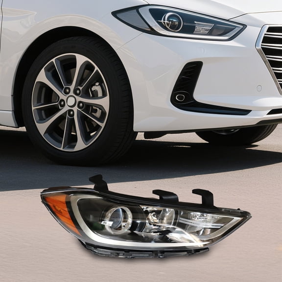 Right Passenger Side Headlight Lamp For Hyundai Elantra SE SEL 4-Door 2017 2018