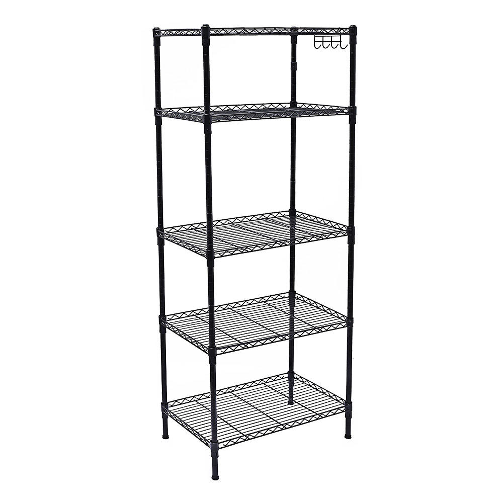 NEW PLASTIC ADJUSTABLE FEET *GRAY* for 1” Diameter Wire Shelving Posts *4 QTY!*
