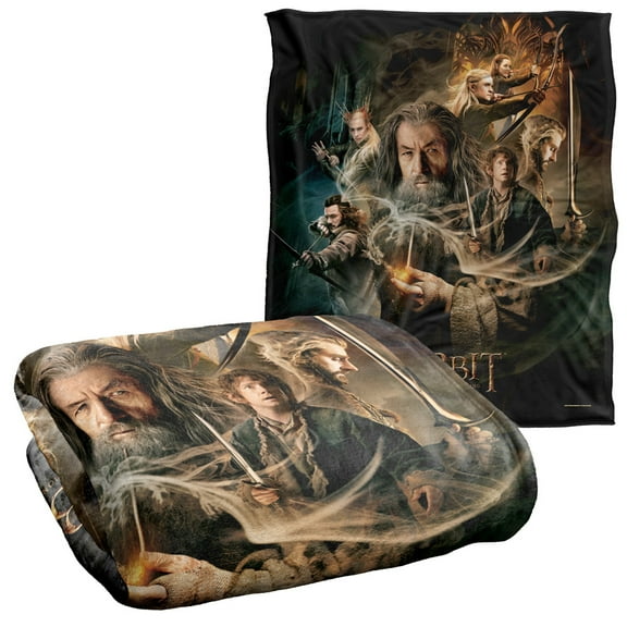The Hobbit The Desolation of Smaug Poster Silky Touch Super Soft Throw Blanket 50' x 60'