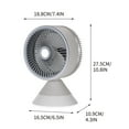 thumbnail image 3 of XGFHYJEH Desk Fan, Box Fan, Small Fan, Box Fan Clearance, Small Desk Fan, Small Fans for Desk, Portable Personal Quiet Electric Fan for Home, Plastic, 3 of 7