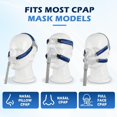 XIRQI 4 Packs Satin Strap Cpap Covers,Soft Silk Cushions for Face ...