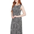 thumbnail image 4 of Larky Lark Womens Etched Medallion Puff Print High Low Dress, 4 of 4