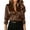 Brown, variant on vdgthytj Button down Shirts for Women Long Sleeve Lapel Collar Loose Business Casual Work Fall Satin Tops(X-Large,Pink)