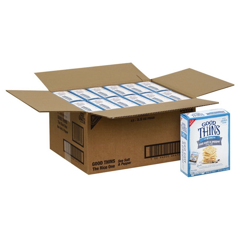 (Price/Case)Good Thins 04472 Good Thins Crackers Brown Rice Thins Sea