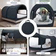 thumbnail image 2 of Dosel para Cama Alvantor Dream Tents Tamaño Individual Gris Cabaña, 2 of 9